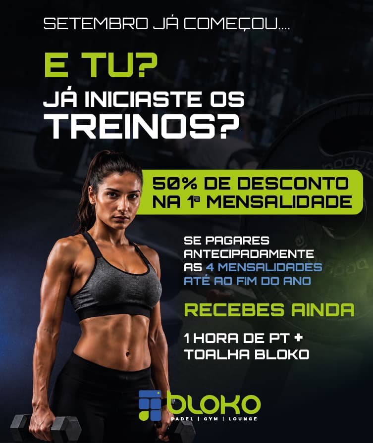 Campanha de Setembro — 50% de desconto na 1ª mensalidade