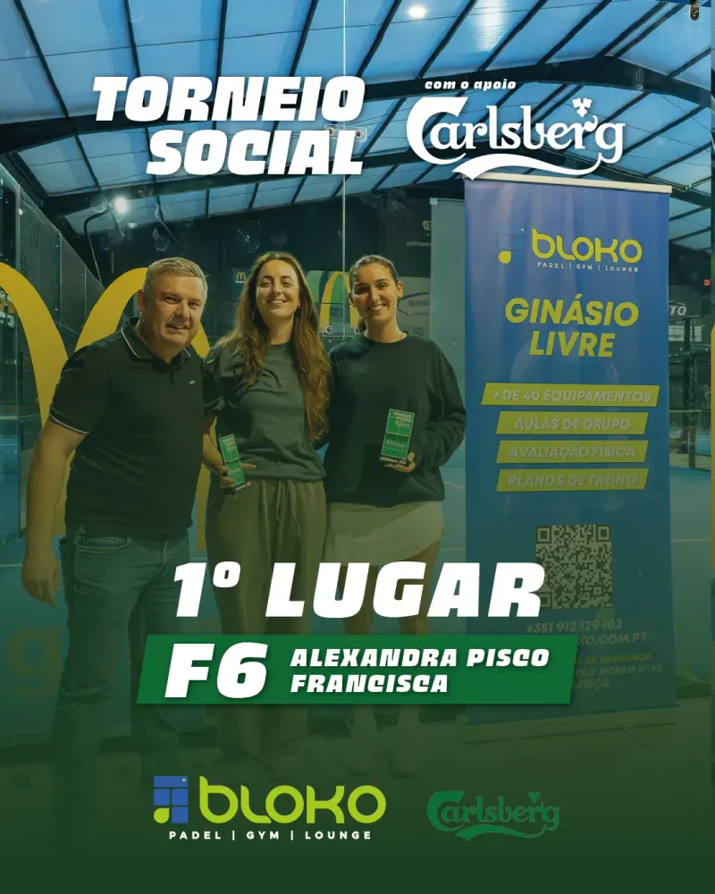 F6 — 1º lugar: Alexandra Pisco / Francisca