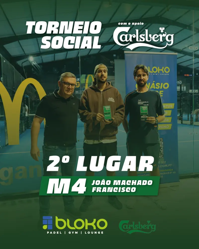 M4 — 2º lugar: João Machado / Francisco