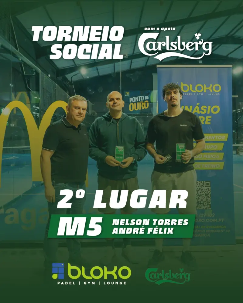 M5 — 2º lugar: Nelson Torres / André Félix