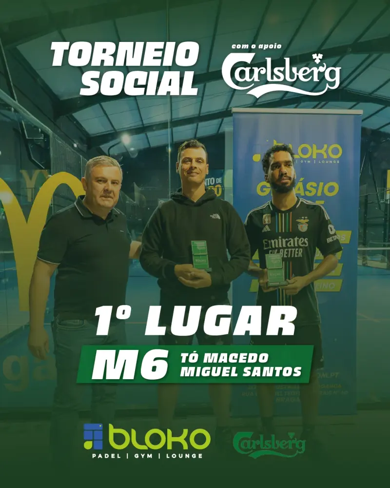 M6 — 1º lugar: Tó Macedo / Miguel Santos